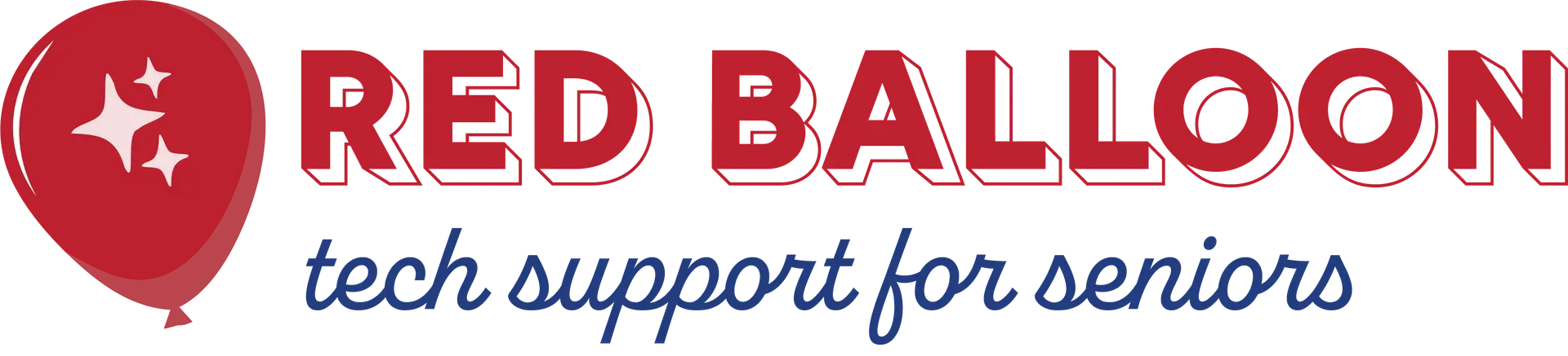 Logo for Red Balloon tech support for seniors
